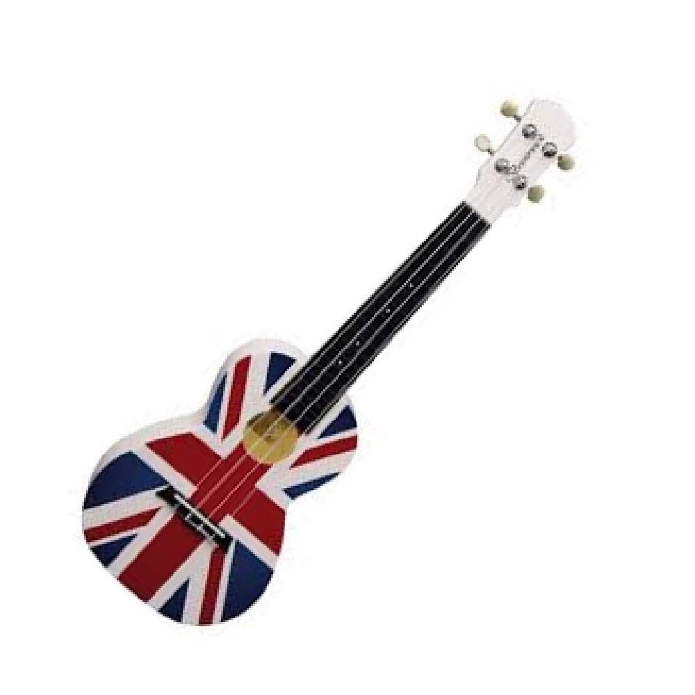 Plastic Abs Concert Ukulele Union Jack Flag: Ukulele