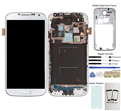 Display Touch Screen (AMOLED) Digitizer Assembly with Frame for Samsung Galaxy S4 SCH- I545 / SPH- L720 / SCH- R970 (for Mobile Phone Repair Part Replacement)(Free Repair Tool Kits) (White Frost) Display Touch Screen (AMOLED) Digitizer Assembly with Frame for Samsung Galaxy S4 SCH- I545 / SPH- L720 / SCH- R970 (for Mobile Phone Repair Part Replacement)(Free Repair Tool Kits) (White Frost)