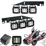 iJDMTOY 70-247-White Xenon White 6000K Off-Road LED Light (2017 2018 and up Ford Raptor)