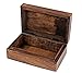 storeindya, Handmade Wooden Jewelry Box - Keepsake Box - Storage Organizer - Multipurpose Box - Treasure Chest - Trinket Holder for Women Men Girls - Single (Chandragupta Collection)