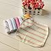 Cren 8 Pcs Soft Baby Cotton Bath Towels Infants Face Washcloth Handkerchiefs, 22.9×22.9cm/9.01×9.01