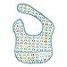 Bumkins Petit Collage Waterproof Starter Bib, Elephant Splash (4-9 Months)