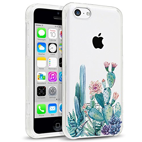 Iphone 5c case, iphone 5c case with flowers,luolnh slim…