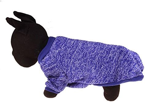 Olwen Shop Dog Coats & Jackets - Solid Color Warm Dog Clothes Winter Soft Cotton Sweater Clothing Puppy Coats for Small Dogs Chihuahua Christmas pet Costume 1 PCs