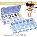 Sacow 18 Compartments Toy Storage Carrying Box Accessories for LOL Surprise Dolls by