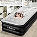 Twin Air Mattress with Built-in Pump - AirExpect Inflatable Mattress Double High Elevated Raised Airbed Blow up Bed for Guests with Comfortable Quilt Top, 80×39×19 Inches