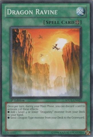 Yu-Gi-Oh! - Dragon Ravine (SDDL-EN021) - Structure Deck: Dragunity Legion - 1st Edition - Common