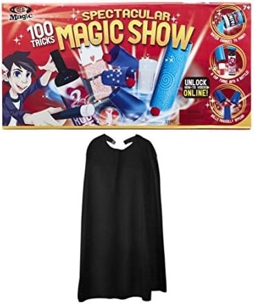 Ideal 100-Trick Spectacular Magic Tricks for Kids and Magician Cape