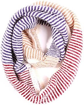 Lily Stripe Infinity Scarf (Taupe)