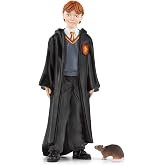 Schleich Harry Potter - 2Pc Ron Weasley &amp; Scabbers - Kids 5+ | 42634 | Harry Potter Figurine, Wizarding World Figures,