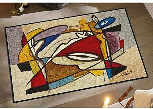 wash+dry Door Mat Steady Composition Design 75x120 cm multicoloured, Multicolor - Image 4
