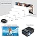 CAIWEI 3200 Lumen LED LCD Smart Video Projectors with WiFi Bluetooth 2019 Newest HDMI USB Airplay Wireless Home Theater Video Projectors for Gaming iPhone Smartphones Massive Appsthumb 3