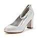 DREAM PAIRS Women's Demilee High Heel Chunky Pumps Shoes