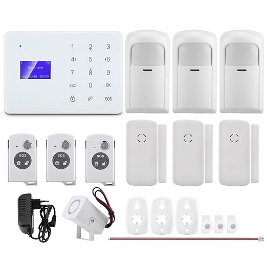 gototop Kit de Alarma antirrobo de casa gsm inalámbrico securité ...