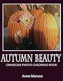 Autumn Beauty Grayscale Photo Coloring Book by 