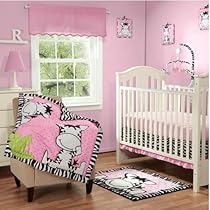 Unique Crib Bedding Baby Boom I Luv Zebra 3pc Crib Bedding Set Pink