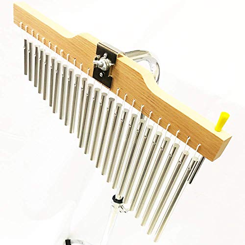 Luvay 25-Bar Chimes Percussion Instruments with Mounting Stand and Stick (Renewed)