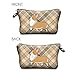 FITINI Makeup Bag Funny,Corgi Dogs Travel Small Cosmetic Bags Organizer for Women Handbag Toiletry Storage Pouch Waterproof Purse,Set of 3