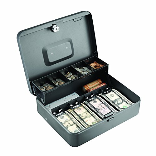 STEELMASTER Tiered (Cantilever) Cash Box, Gray, 2216194G2 (Certified Refurbished)
