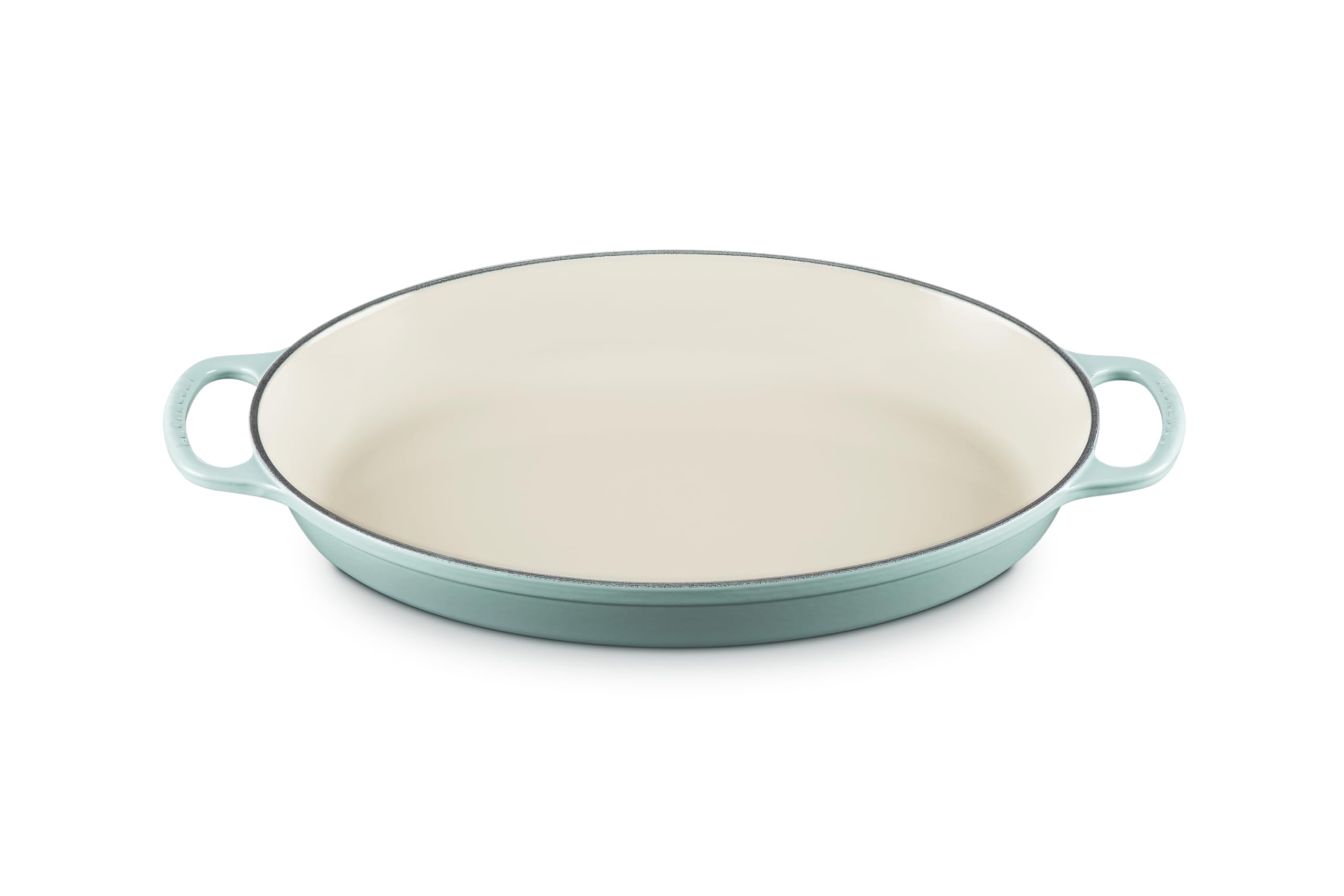 Le Creuset Enameled Cast Iron Signature Oval Baker, 3qt. Sea Salt