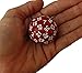 Red 60 Sided Polyhedral RPG Dice (D60) Role Playing Games (1 Each) Jumbo Large Number Dice 36 Millimeters by SkullSplitter Dice