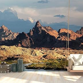 Wall Mural Magnificent Mountain View Removable Wallpaper Wall Sticker for Bedroom Living Room - 66x96 inches