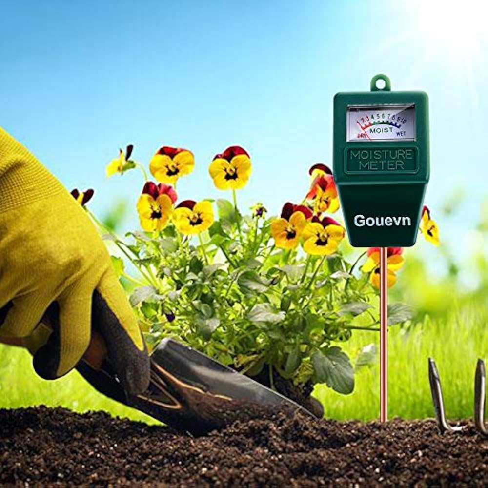 Gouevn Soil Moisture Meter, Plant Indoor &amp; Outdoor