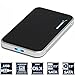 Sabrent USB 3.0 To 2.5-Inch SATA Hard Drive Enclosure Case (for 9.5mm, 12.5mm 2.5-Inch SATA-I, SATA-II, HDD and SSD) Black (EC-TB4P)
