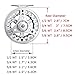 AnglerDream 1 2 3 4 5 6 7 8WT Fly Reel with Line Combo Large Arbor Aluminum Fly Fishing Reels