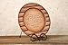 Your Hearts Delight A Family is a Circle Wooden Plate, 11-3/8-Inch