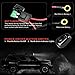 Kawell Universal 2 Lead Off Road ATV Jeep LED Light Bar Wiring Harness Kit - 40 Amp Relay ON/Off Switch (12V 40A Waterproof)