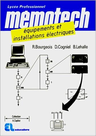 Amazon Fr Memotech Equipement Et Installation Electriques Bourgeois Livres