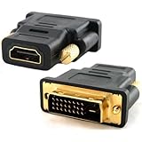 Importer520 Gold Plated HDMI Female to DVI-D Male Video Adapter