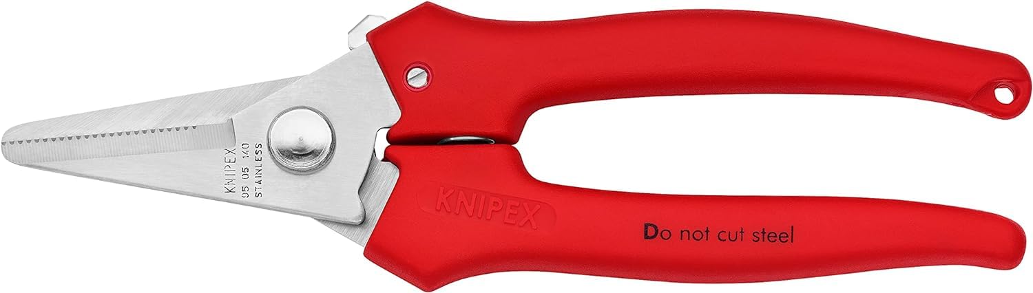 KNIPEX Combination Shears Plastic Coated 140 mm, 95 05 140