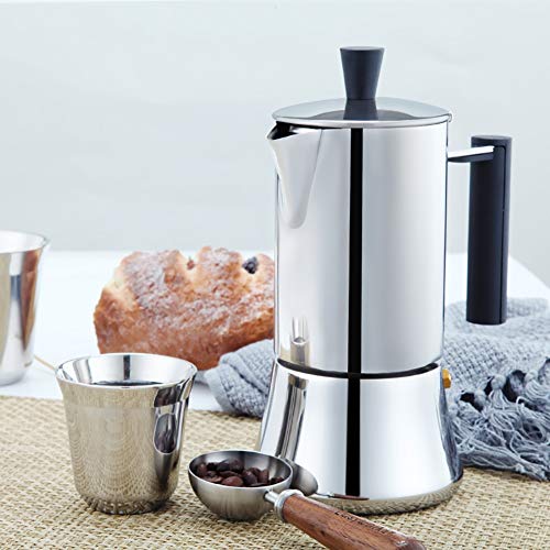 DYB Espressokocher Portable Moka Pot Induktion Home Kochfeld Moka Kaffeemaschine Kaffee Pot Büro Make Kaffeegerät… – Bild 4