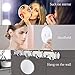 Gotofine 7X Magnifying mirror with suction cups, Use for Makeup Application - Tweezing and Blackhead/Blemish Removal- with 2 Suction Cups and Hanging Hole for Easy Mounting, Clear & Transparent