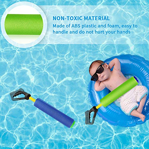 Baztoy Water Gun Water Blaster Soaker Squirt Toys for Kids High Capacity Swimming Pool Beach Summer Water Fighting Game Outdoor Toys Outside for Boys Girls and Adults (2 Pack) - Thumbnail 3