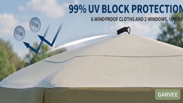 Garvee 12x12 Pop Up Gazebo Review: Hexagonal Screen Tent with Side Panels image 27