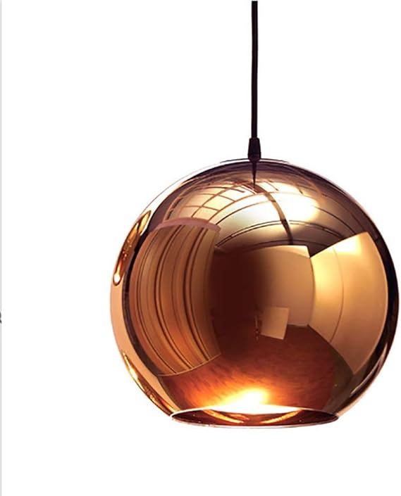 FGAITH Lámpara Colgante De Globo De Vidrio Industrial Vintage, Pantalla