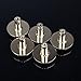 Jocestyle 10PCS Round Pull Handle Glittering Rhinestone Knob for Cupboard Drawer (Gold)