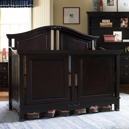 Bonavita Cribs Full Size Conversion Kit Bed Rails for Casey, Easton, Francais, Gibson, Harper, Hudson, Kinsley, La Madre, Liberty, Metro, New Castle, Sawyer & Westfield Cribs - Merlot - Thumbnail 7