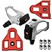 Venzo Road Bike Compatible with Shimano SPD SL Look Cycling Bicycle Shoes & Pedals 46