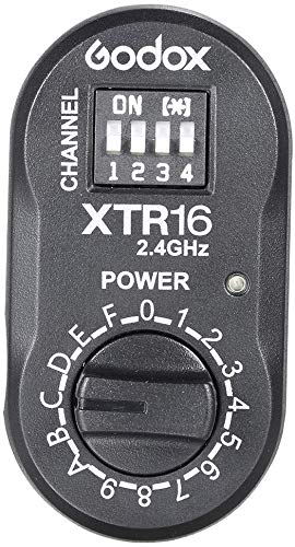 GODOX XTR-16 Flash Receiver for X1C X1N XT-16 Transmitter Trigger Godox Witstro Outdoor Flash, Quicker D/QT/QS/Gemini GT/Gemini GS/DE and DP series