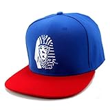 DG GOLD New Last Kings Snapback Hat Cap Red Sankeskin Leopard (Blue & Red-LK)
