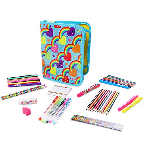 GirlZone: Jumbo Arts and Crafts Filled Stationery Pencil Case for Girls, Great Gift for Girls - //coolthings.us
