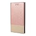 GMYLE iPhone 6s Plus Case, Wallet Case Clip for iPhone 6S Plus – Pink & Champagne Gold Slim Hard Back Case