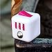 DSSY Fidget Dice Stress Release Toys White and Rose Red