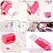 Novelty Pencil Sharpener, Kids Hand held Manual Pencil Sharpener, Advanced Pencil Sharpener and Eraser Set, Desk and School Supplies | Kids' Best Gift Ideas | Cute Birthday Party(Pink)