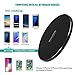 Wemelody Wireless Charger,10W Fast Wireless Charger Charging Pad for Galaxy S9/S9 Plus Note 8/5 S8/S8 Plus S7/S7 Edge S6 Edge Plus, 5W Standard Charge for iPhone X 8/8 Plus and All Qi Enabled Phones
