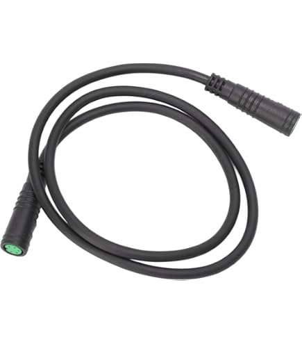 Rallonge Connecteur écran 5 Broches Pour Vélo électrique Ebike - SODIAL - Noir
